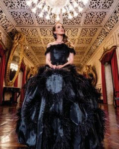 Vestido alta costura Mexico Marisol Rullan